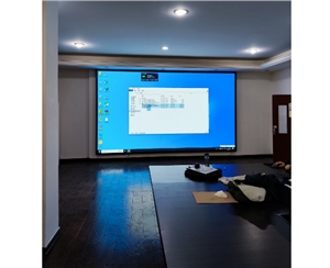 合肥某集團公司會議室小間距LED大屏安裝完成
